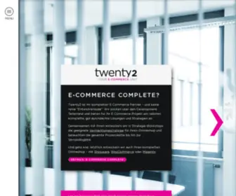 Twenty2.de(Twenty2 – Ihre Online Agentur München für E) Screenshot