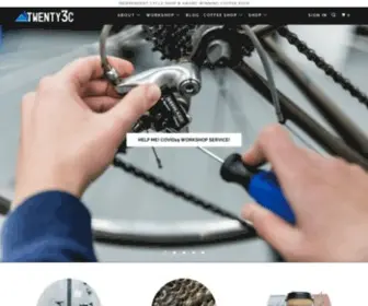 Twenty3C.co.uk(What is a bike shop) Screenshot