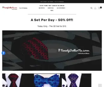 Twentydollartie.com(Prime Neckwear) Screenshot