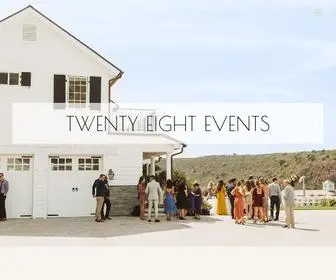 Twentyeightevents.com(Twenty Eight Events) Screenshot