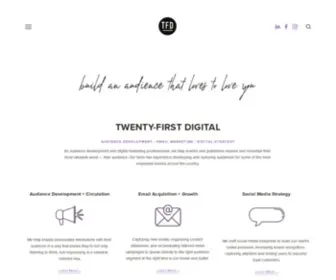 Twentyfirstdigital.com(Twenty-First Digital) Screenshot