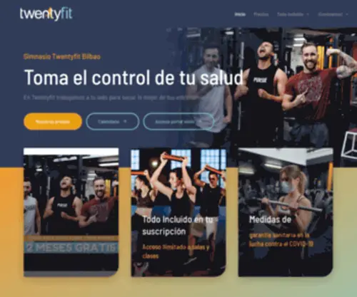 Twentyfit.com(TwentyFit Bilbao) Screenshot