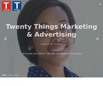 Twentythings.net(Brand Marketing) Screenshot