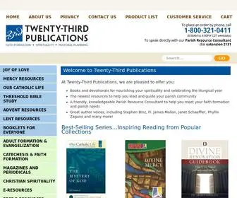 Twentythirdpublications.com(Twenty-Third Publications) Screenshot