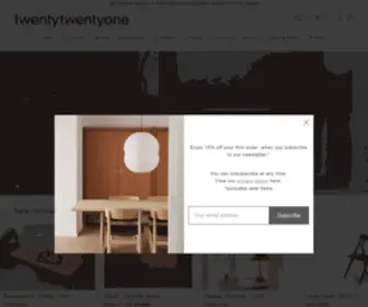 Twentytwentyone.com Screenshot