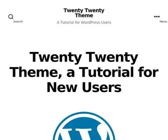 Twentytwentytheme.com(Twenty Twenty Theme by WordPress) Screenshot