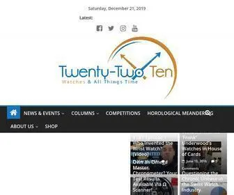 Twentytwoten.com(Watches & All Things Time) Screenshot
