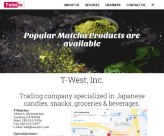 Twestinc.com(Japanese candies) Screenshot