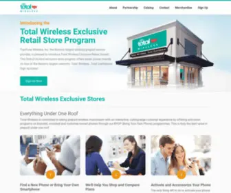 Twexclusive.com(Total Wireless Exclusive Stores) Screenshot