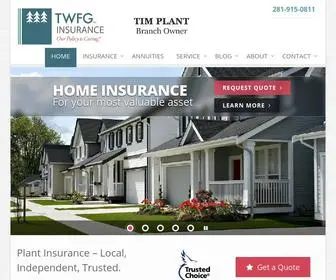 TWFgwoodlands.com(Plant Insurance) Screenshot
