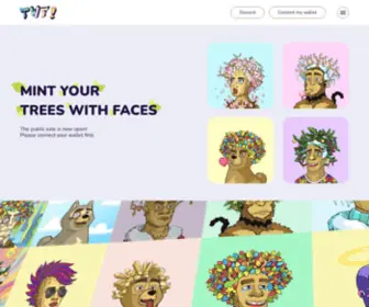 TWFNFT.io(Trees With Faces) Screenshot