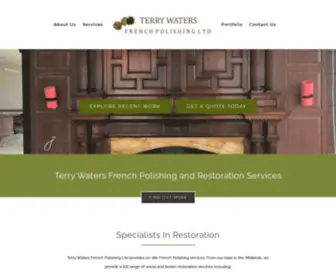 TWFP.co.uk(Terry Waters French Polishing) Screenshot