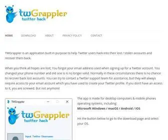 TWgrappler.com(TWgrappler) Screenshot