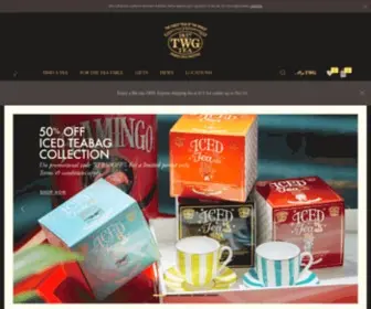 TWgtea.com(TWG Tea Online Boutique) Screenshot