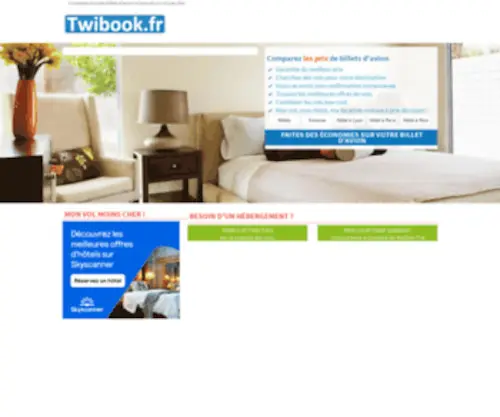 Twibook.fr(Vol pas cher) Screenshot