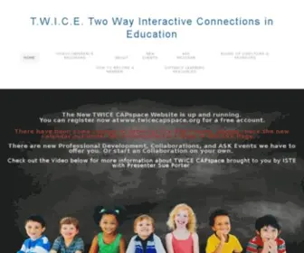 Twice.cc(Two Way Interactive Connections in Education) Screenshot