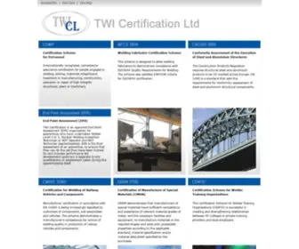 Twicertification.com(TWI Certification Ltd) Screenshot