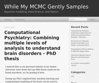 Twiecki.io(While My MCMC Gently Samples) Screenshot