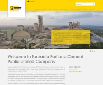 Twigacement.com(Tanzania Portland Cement Public Limited Company) Screenshot