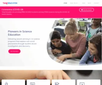 Twigeducation.com(Pioneers in Science Education) Screenshot