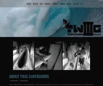 Twigsurfboards.com(Twig Surfboards) Screenshot