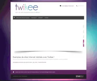 Twikee.net(Création de site internet à 599€) Screenshot