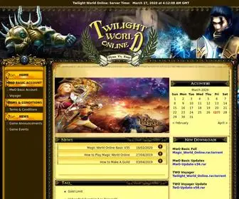 Twilightworldonline.com(Twilight Magic World Online) Screenshot