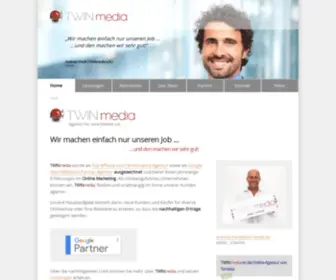 Twin-Media.de(Ihre Online Marketing Agentur seit 2012) Screenshot