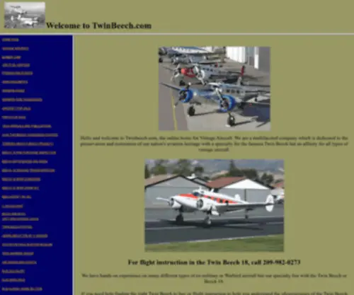 Twinbeech.com(Twin Beech.com) Screenshot