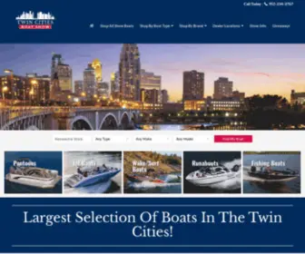 Twincitiesboatshow.com(Join Us March 15th) Screenshot