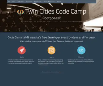 Twincitiescodecamp.com(Twin Cities Code Camp) Screenshot
