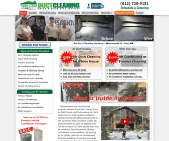 Twincitiesductcleaning.com(Twin Cities Duct Cleaning) Screenshot