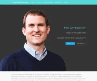 Twincitydentistry.com(Winston Salem) Screenshot