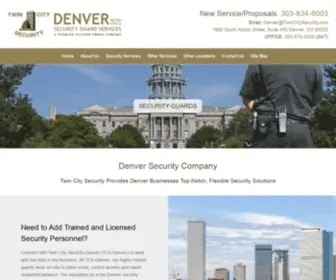 Twincitysecuritydenver.com(Denver Security Company) Screenshot