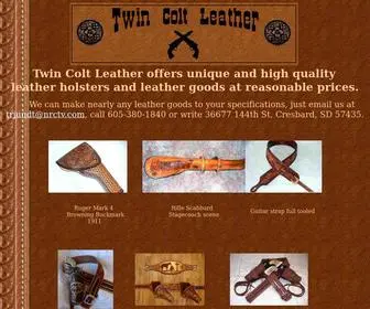 Twincoltleather.com(Twin Colt Leather) Screenshot