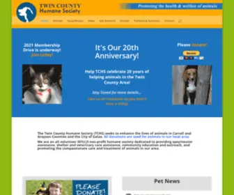 Twincountyhumanesociety.org(Twin County Humane Society) Screenshot