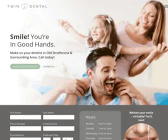 Twindental.ca(Twin Dental) Screenshot