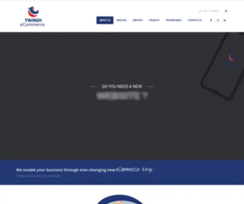 Twindigroup.com(Ecommerce Home) Screenshot