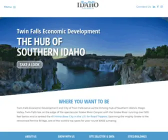 Twinfallsidaho.org(Twin Falls Economic Development) Screenshot