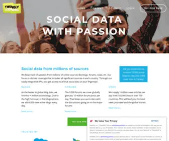 Twingly.com(Social Data from Millions of Sources) Screenshot