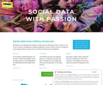 Twingly.se(Social Data from Millions of Sources) Screenshot