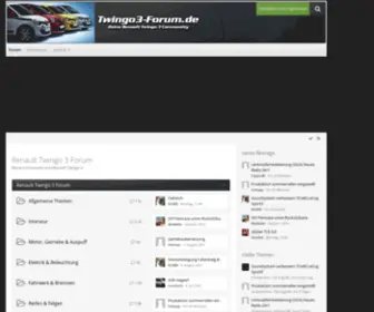 Twingo3-Forum.de(Twingo3 Forum) Screenshot
