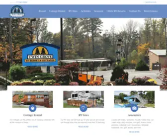Twingrove.com(RV Resorts in Pennsylvania) Screenshot