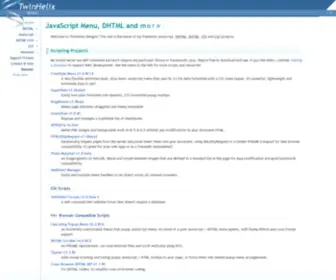Twinhelix.com(TwinHelix Designs) Screenshot