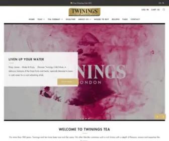 Twinings.ca(Twinings North America) Screenshot