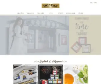 Twinings.com.tw(唐寧茶) Screenshot