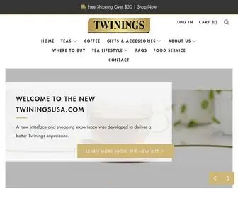 Twiningsusa.com(Twinings North America) Screenshot