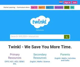 Twinkl.ca Screenshot