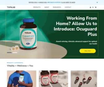 Twinlab.com(Vitamins, Minerals, & Supplements) Screenshot