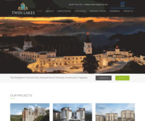 TwinlakesmegaWorld.com(The Twin Lakes Tagaytay) Screenshot